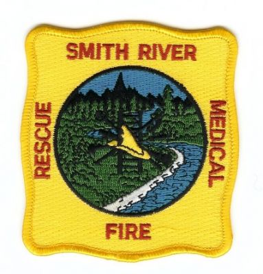 Smith River Fire Rescue Medical
Thanks to PaulsFirePatches.com for this scan.
Keywords: california