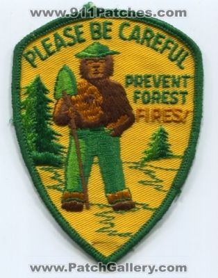 Smokey The Bear (No State Affiliation)
Scan By: PatchGallery.com
Keywords: forest fire wildfire wildland please be careful prevent