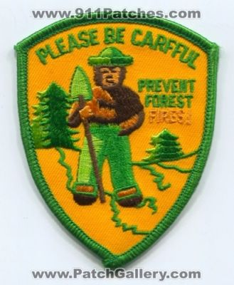 Smokey The Bear (No State Affiliation)
Scan By: PatchGallery.com
Keywords: forest fire wildfire wildland please be careful prevent