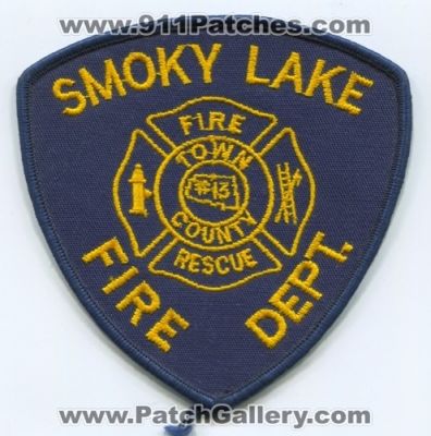 Smoky Lake Fire Department (Canada)
Scan By: PatchGallery.com
Keywords: dept. rescue town county number no. #13
