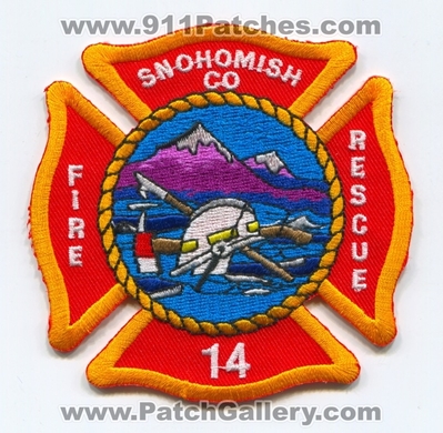 Snohomish County Fire District 14 Patch (Washington)
Scan By: PatchGallery.com
Keywords: sno. co. rescue dist. number no. #14 department dept.