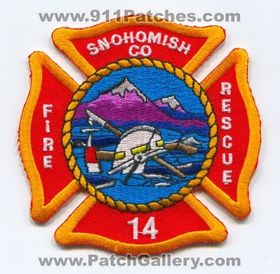 Snohomish County Fire District 14 Patch (Washington)
Scan By: PatchGallery.com
Keywords: sno. co. rescue dist. number no. #14 department dept.