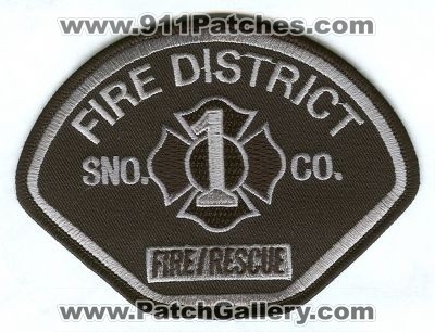 Snohomish County Fire District 1 (Washington)
Scan By: PatchGallery.com
Keywords: sno. co. dist. number no. #1 department dept. rescue