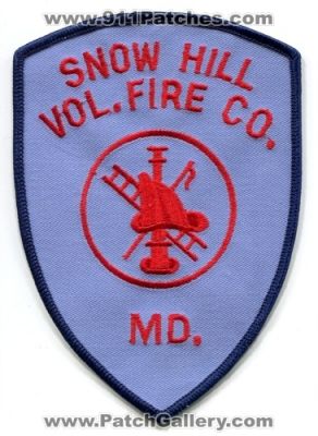 Snow Hill Volunteer Fire Company (Maryland)
Scan By: PatchGallery.com
Keywords: vol. co. md.