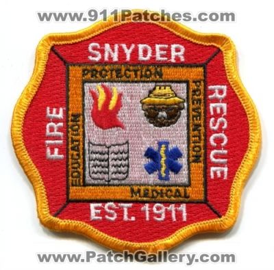 Snyder Fire Rescue Department (New York)
Scan By: PatchGallery.com
Keywords: dept.