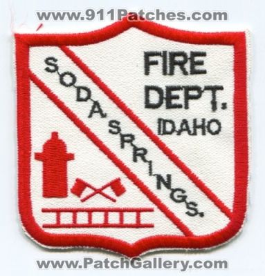 Soda Springs Fire Department (Idaho)
Scan By: PatchGallery.com
Keywords: dept.