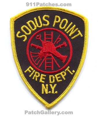 Sodus Point Fire Department Patch (New York)
Scan By: PatchGallery.com
Keywords: dept.