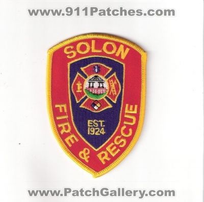 Solon Fire and Rescue Department (Ohio)
Thanks to Bob Brooks for this scan.
Keywords: & dept.