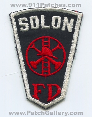 Solon Fire Department Patch (Ohio)
Scan By: PatchGallery.com
Keywords: dept. fd