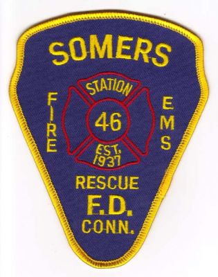 Somers F.D. Station 46
Thanks to Michael J Barnes for this scan.
Keywords: connecticut fire department fd ems rescue