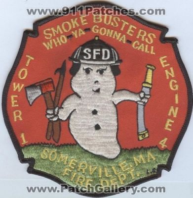 Somerville Fire Department Engine 4 Tower 1 (Massachusetts)
Thanks to Brent Kimberland for this scan.
Keywords: dept. sfd