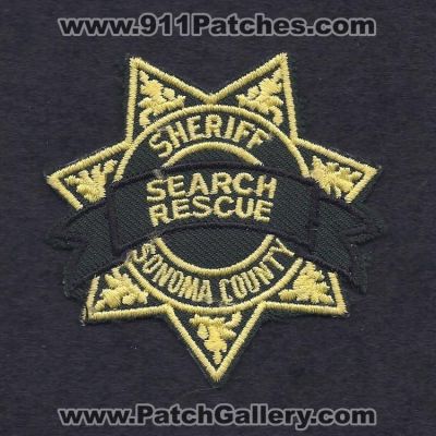 Sonoma County Sheriff's Department Search and Rescue (California)
Thanks to Paul Howard for this scan.
Keywords: sheriffs dept. sar s&r