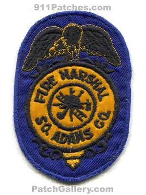 South Adams County Fire Department Marshal Patch (Colorado)
[b]Scan From: Our Collection[/b]
Keywords: co. dept.