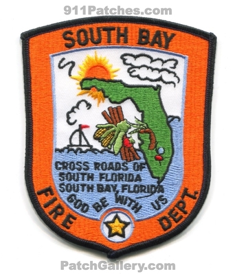 South Bay Fire Department Patch (Florida)
Scan By: PatchGallery.com
Keywords: dept. cross roads of God be with us