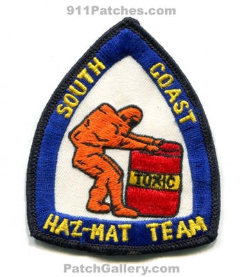 South Coast Fire Department HazMat Team Patch (California)
Scan By: PatchGallery.com
Keywords: dept. haz-mat hazardous materials toxic