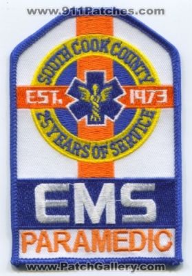 South Cook County EMS Paramedic (Illinois)
Scan By: PatchGallery.com
Keywords: co. emergency medical services ambulance 25 years of service