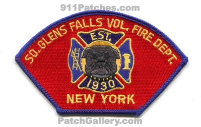 South Glens Falls Volunteer Fire Department Patch (New York)
Scan By: PatchGallery.com
Keywords: so. vol. dept. est. 1930