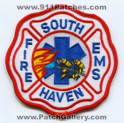 South Haven Fire EMS Department Patch (Indiana)
Scan By: PatchGallery.com
Keywords: dept.