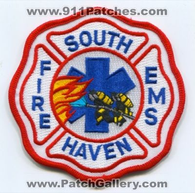 South Haven Fire EMS Department Patch (Indiana)
Scan By: PatchGallery.com
Keywords: dept.