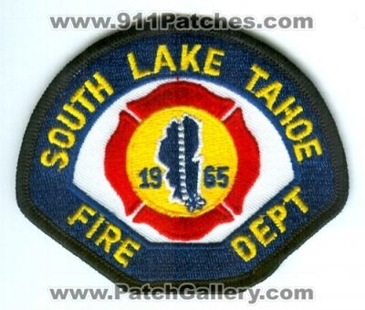 South Lake Tahoe Fire Department (California)
Scan By: PatchGallery.com
Keywords: dept.