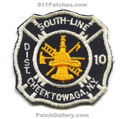 South-Line Fire Department District 10 Cheektowaga Patch (New York)
Scan By: PatchGallery.com
Keywords: dept. dist. number no. #10
