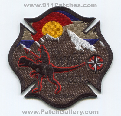 South Metro Fire Rescue Department Battalion 1 Patch (Colorado)
[b]Scan From: Our Collection[/b]
[b]Patch Made By: 911Patches.com [/b]
Keywords: dept. smfr s.m.f.r. company co. station the wild west 1st dinosaur
