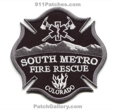 South Metro Fire Rescue Department Patch (Colorado)
[b]Scan From: Our Collection[/b]
Keywords: dept. smfr s.m.f.r.