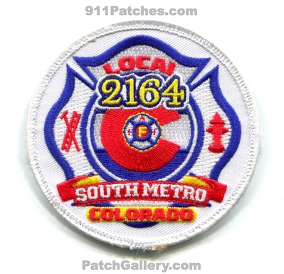 South Metro Fire Rescue Department IAFF Local 2164 Patch (Colorado)
[b]Scan From: Our Collection[/b]
Keywords: smfr dept. i.a.f.f. union