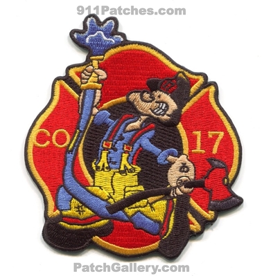 South Metro Fire Rescue Department Station 17 Patch (Colorado)
[b]Scan From: Our Collection[/b]
[b]Patch Made By: 911Patches.com[/b]
Keywords: dept. smfr s.m.f.r. company co. popeye