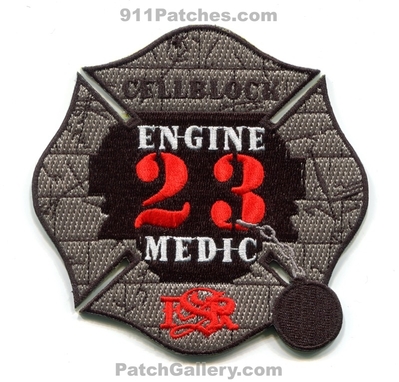 South Metro Fire Rescue Department Station 23 Patch (Colorado)
[b]Scan From: Our Collection[/b]
[b]Patch Made By: 911Patches.com[/b]
Keywords: dept. smfr engine medic ambulance company co. cellblock