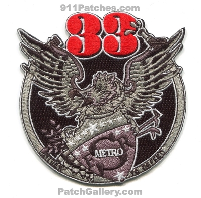 South Metro Fire Rescue Department Station 33 Patch (Colorado)
[b]Scan From: Our Collection[/b]
[b]Patch Made By: 911Patches.com[/b]
Keywords: smfr s.m.f.r. dept. company co.