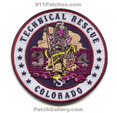 South Metro Fire Rescue Department Station 34 Technical Rescue Patch (Colorado)
[b]Scan From: Our Collection[/b]
[b]Patch Made By: 911Patches.com[/b]
Keywords: dept. smfr s.m.f.r. company co.