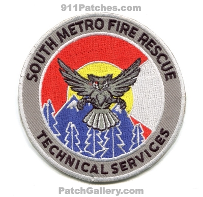 South Metro Fire Rescue Department Technical Services Patch (Colorado)
[b]Scan From: Our Collection[/b]
Keywords: dept. smfr s.m.f.r.