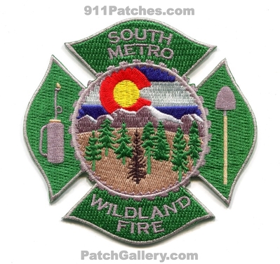 South Metro Fire Rescue Department Wildland Patch (Colorado)
[b]Scan From: Our Collection[/b]
[b]Patch Made By: 911Patches.com[/b]
Keywords: dept. smfr s.m.f.r. company co. station forest wildfire