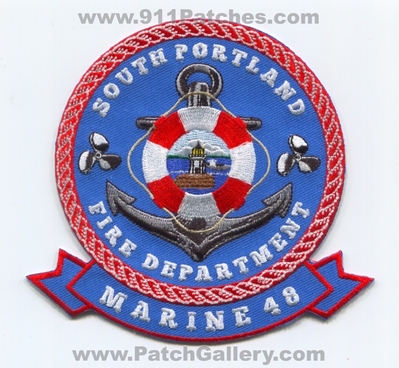South Portland Fire Department Marine 48 Patch (Maine)
Scan By: PatchGallery.com
Keywords: Dept. Company Co. Station Lighthouse - Fireboat