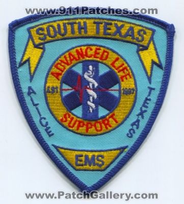 South Texas Emergency Medical Services EMS Patch (Texas)
Scan By: PatchGallery.com
Keywords: advanced life support als alice