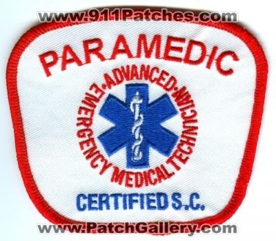 South Carolina Paramedic Certified Patch (South Carolina)
[b]Scan From: Our Collection[/b]
Keywords: s.c. sc advanced emergency medical technician emt ems