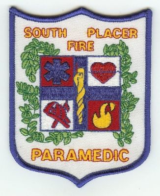 South Placer Fire Paramedic
Thanks to PaulsFirePatches.com for this scan.
Keywords: california
