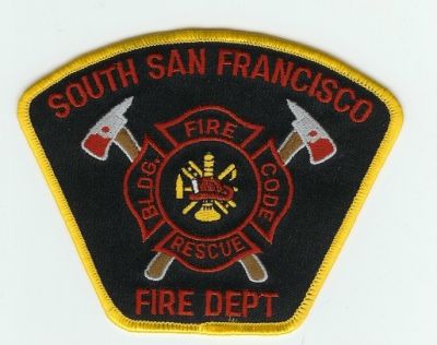 South San Francisco Fire Dept
Thanks to PaulsFirePatches.com for this scan.
Keywords: california department