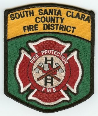 South Santa Clara County Fire District
Thanks to PaulsFirePatches.com for this scan.
Keywords: california