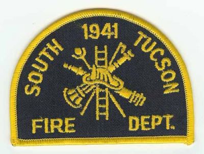 South Tucson Fire Dept
Thanks to PaulsFirePatches.com for this scan.
Keywords: arizona department