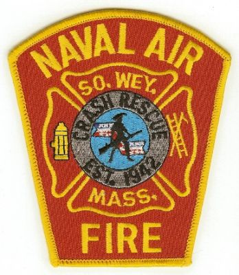South Weymouth Naval Air Station Fire
Thanks to PaulsFirePatches.com for this scan.
Keywords: massachusetts nas us navy cfr arff aircraft crash rescue