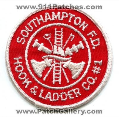 Southampton Fire Department Hook and Ladder Company Number 1 (Pennsylvania)
Scan By: PatchGallery.com
Keywords: f.d. fd dept. & co. #1