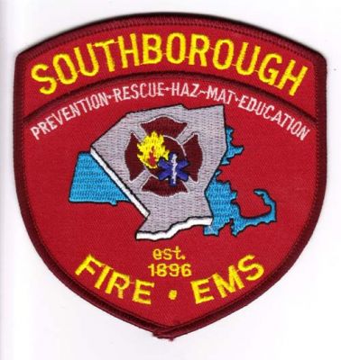 Southborough Fire EMS
Thanks to Michael J Barnes for this scan.
Keywords: massachusetts rescue hazmat mat