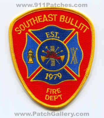 Southeast Bullitt Fire Department Patch (Kentucky)
Scan By: PatchGallery.com
Keywords: dept. est. 1979