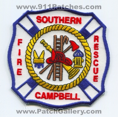 Southern Campbell Fire Rescue Department Patch (Kentucky)
Scan By: PatchGallery.com
Keywords: dept.