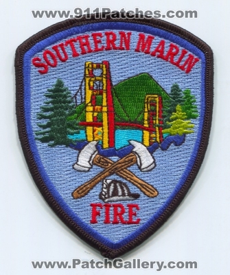 Southern Marin Fire Department (California)
Scan By: PatchGallery.com
Keywords: dept.