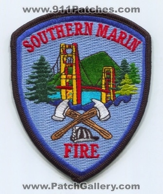 Southern Marin Fire Department (California)
Scan By: PatchGallery.com
Keywords: dept.