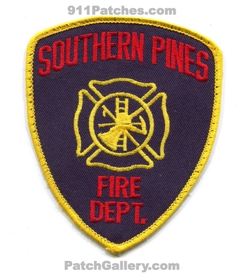 Southern Pines Fire Department Patch (North Carolina)
Scan By: PatchGallery.com
Keywords: dept.