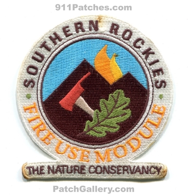 Southern Rockies Fire Use Module Patch (Colorado)
[b]Scan From: Our Collection[/b]
Keywords: forest wildfire wildland the nature conservancy